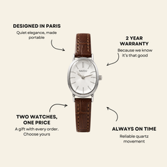 Madeleine Watch Cognac