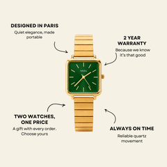 Le Marais Watch Emerald